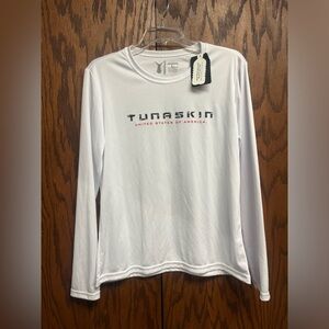 Women's White Long Sleeve Tee
